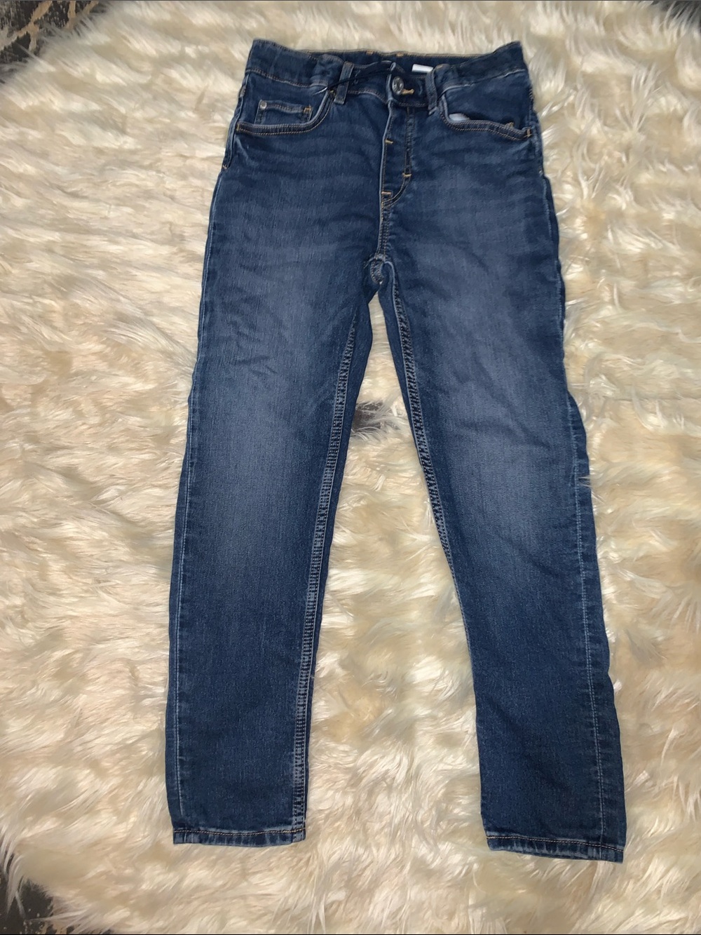 H&M relaxed adjustable waist jeans